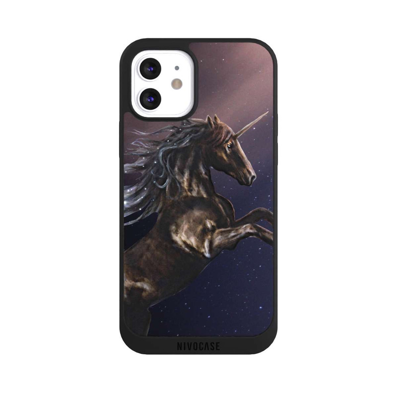 iPhone 12 NIVOpure Licorne Bleue Foncée