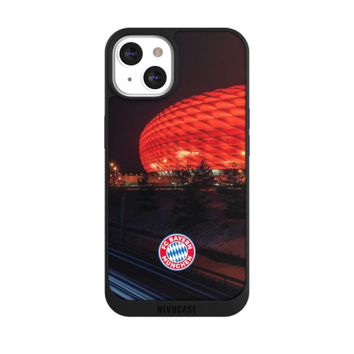Apple iPhone 13 NIVOpure Allianz Arena bei Nacht FCB
