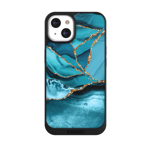 Apple iPhone 13 NIVOpure Ice Blue Marble Landscape