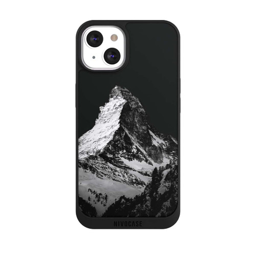 Apple iPhone 13 NIVOpure Snow Capped Mountains grey