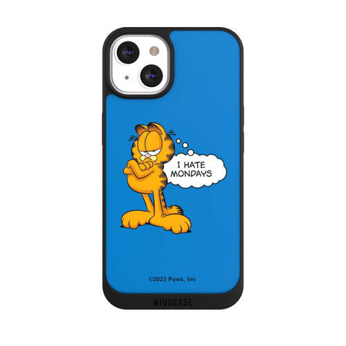 Apple iPhone 13 NIVOpure Garfield I Hate Mondays Blue