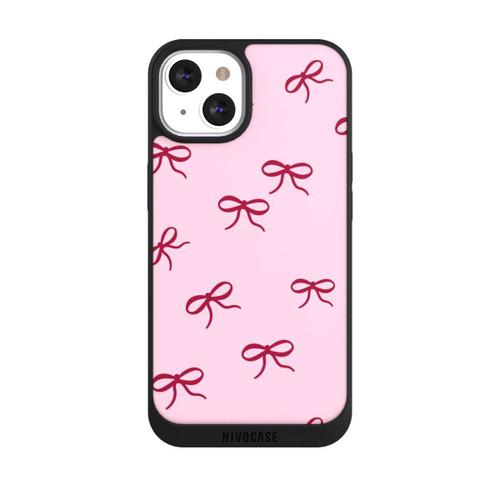Apple iPhone 13 NIVOpure Bows Red Pink Pattern