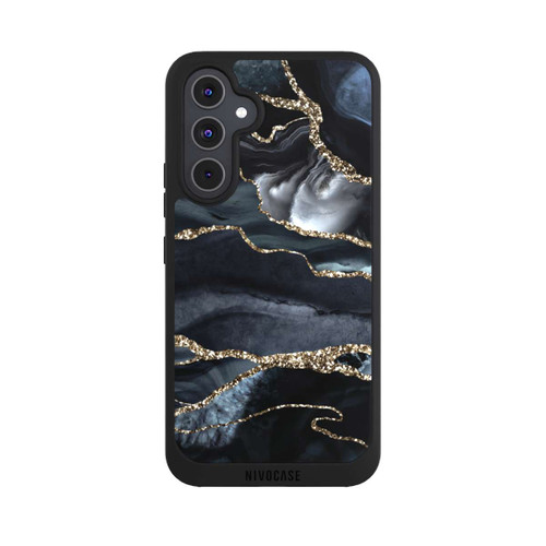Samsung Galaxy A54 5G NIVOpure Dark Marble Gold Glitter Look