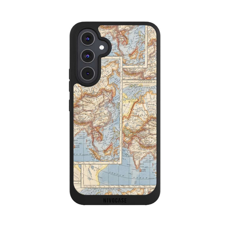 Galaxy A54 5G NIVOpure World Map Vintage