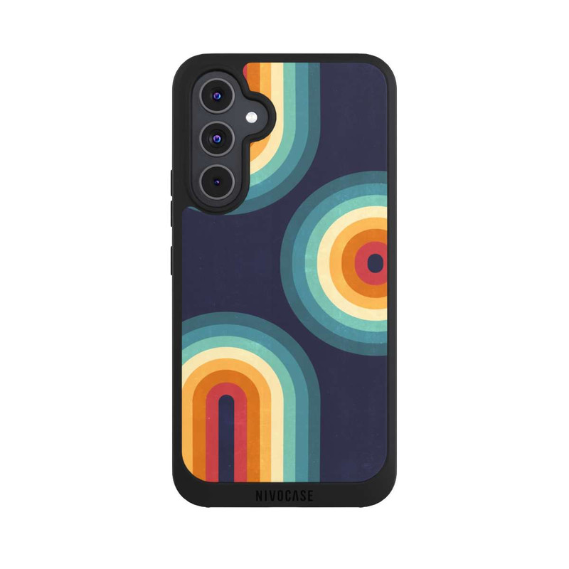 Galaxy A54 5G NIVOpure Double Rainbow on Blue