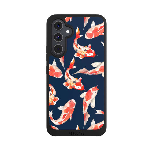 Samsung Galaxy A54 5G NIVOpure Coral Fish on Blue Background