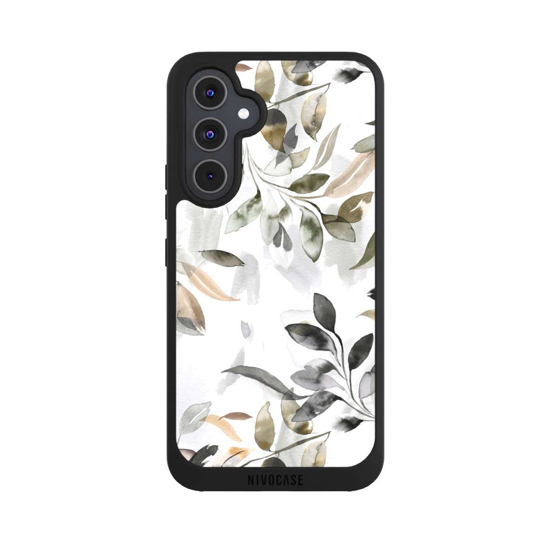 Galaxy A54 5G NIVOpure Watercolor Neutral Leaves