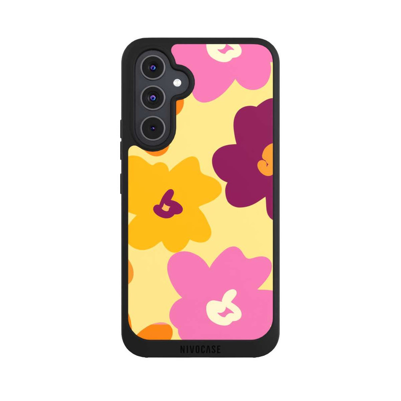 Galaxy A54 5G NIVOpure Retro Flower Pattern colourful