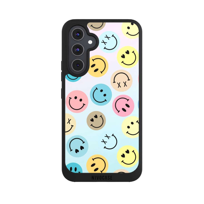 Galaxy A54 5G NIVOpure Smiles Emotes Pattern Colorful