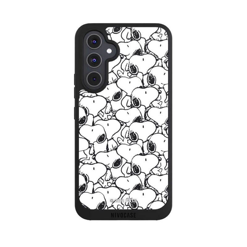 Galaxy A54 5G NIVOpure Snoopy Pattern Black And White