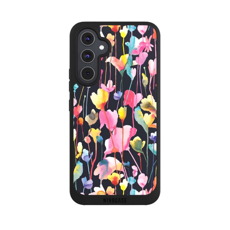 Galaxy A54 5G NIVOpure Wild Flowers Black