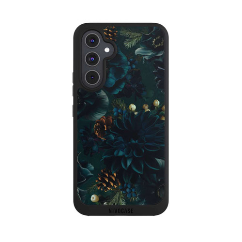 Samsung Galaxy A54 5G NIVOpure Flowers Pattern Green and Blue