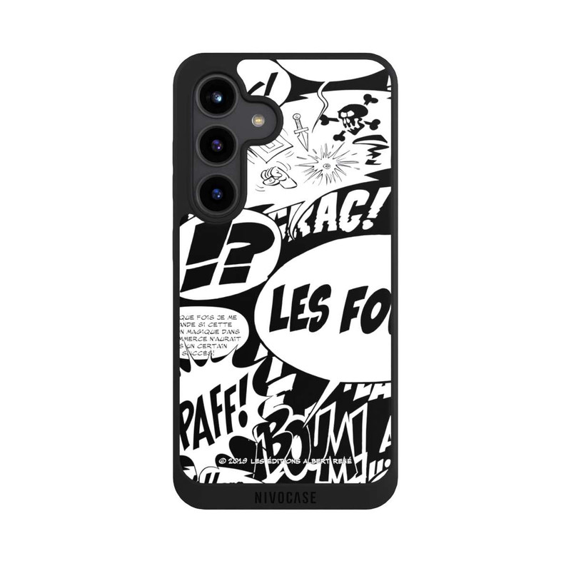 Galaxy S24 NIVOpure Speech Bubbles Asterix Black