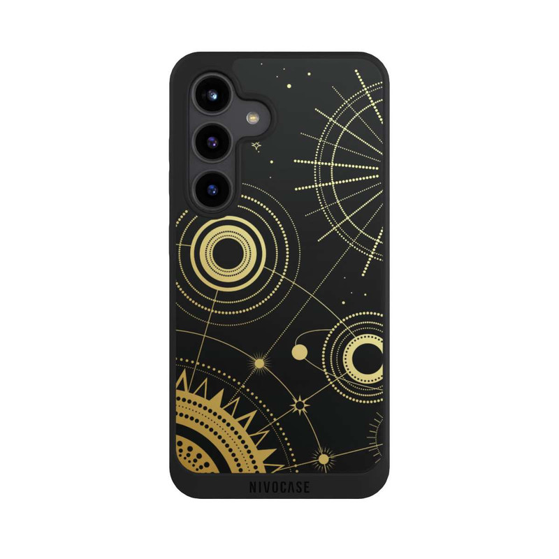 Galaxy S24 NIVOpure Black and Gold Look Abstract