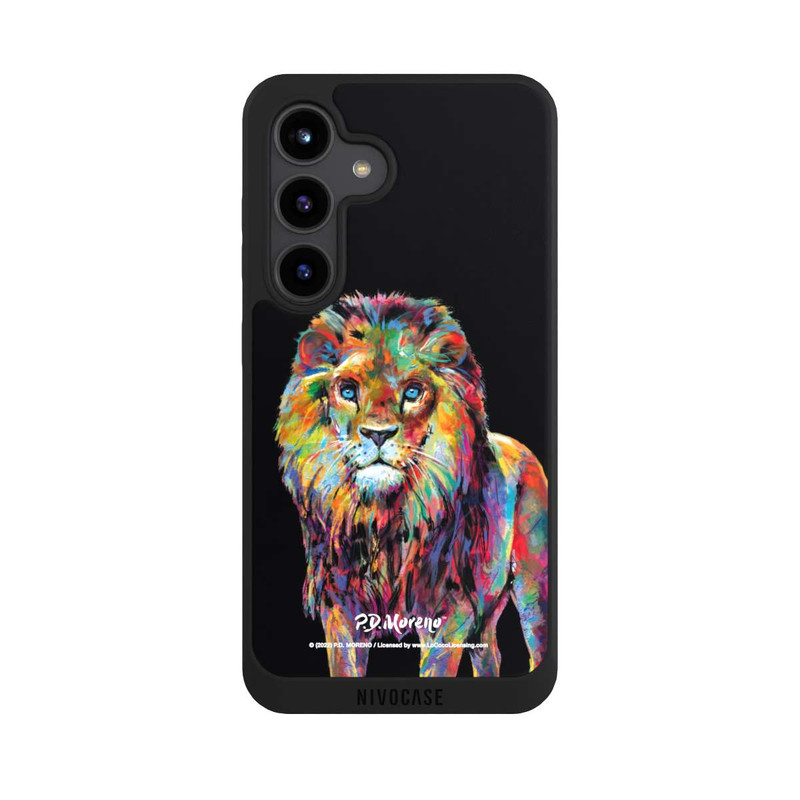 Galaxy S24 NIVOpure Lion Colorful Art By P.D. Moreno