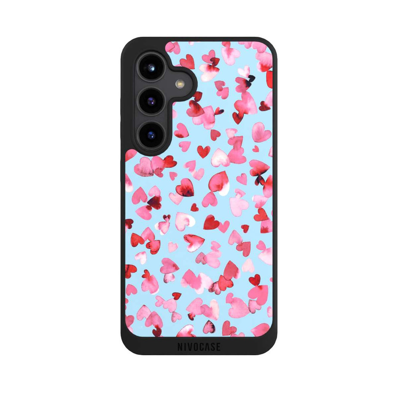 Galaxy S24 NIVOpure Valentines Love Hearts Pink Blue