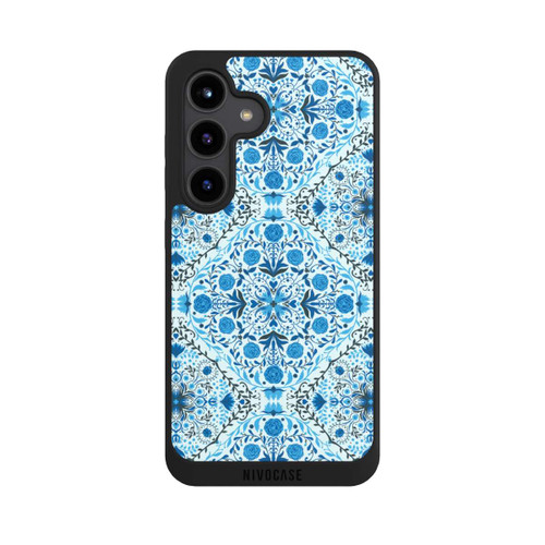 Samsung Galaxy S24 NIVOpure Blue Floral Tiles