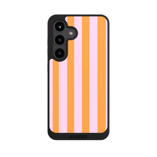 Samsung Galaxy S24 NIVOpure Orange And Pink Stripes