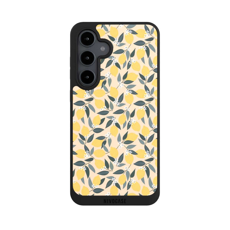 Galaxy S24 FE NIVOpure Pink Lemon Pattern