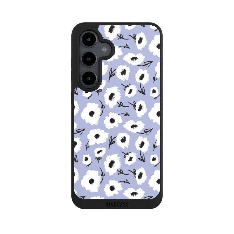 Galaxy S24 FE NIVOpure Flower Pattern Lila