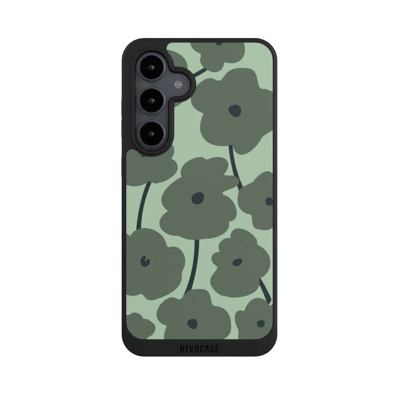 Galaxy S24 FE NIVOpure Minimalistic Flowers Green