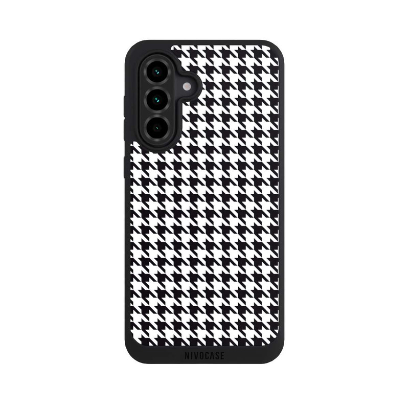 Galaxy A36 5G NIVOpure Houndstooth black-white
