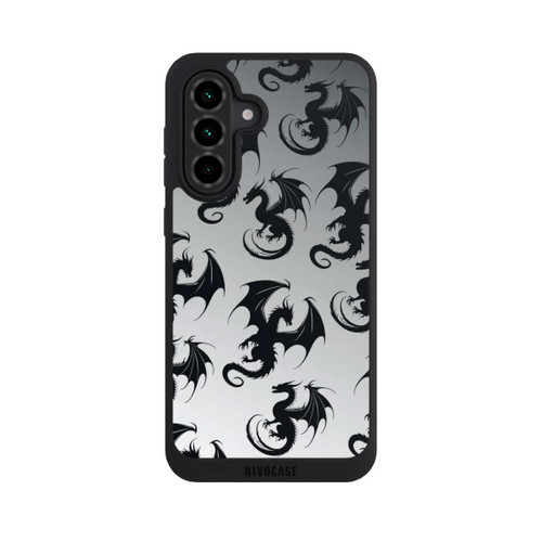 Samsung Galaxy A36 5G NIVOpure Dragon Pattern Grey