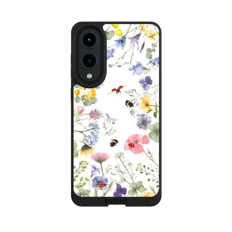 Galaxy S25 Edge NIVOpure Colourful Spring Flowers and Bees