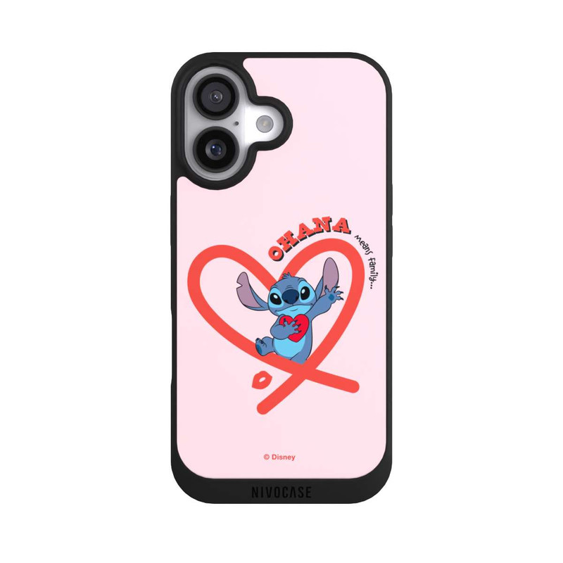 iPhone 17 NIVOpure Stitch Ohana Rosa Herz