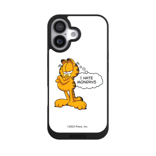 Apple iPhone 17 NIVOpure Garfield Je déteste les lundis Blanc