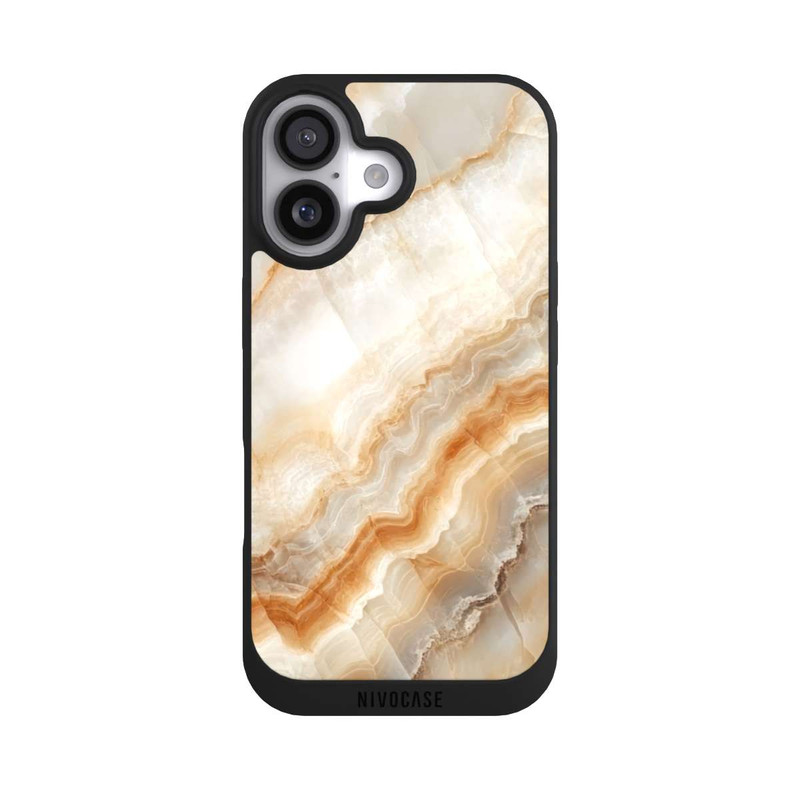 iPhone 17 NIVOpure Honig Marmor