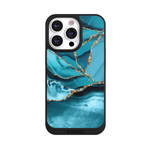 Apple iPhone 13 Pro NIVOpure Ice Blue Marble Landscape