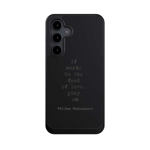 Samsung Galaxy S24 FE 5G NIVOcore Shakespeare Music Food Transparent