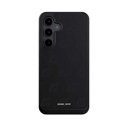 Samsung Galaxy S24 FE 5G NIVOcore Konoha Pattern Noir sur Fond Transparent