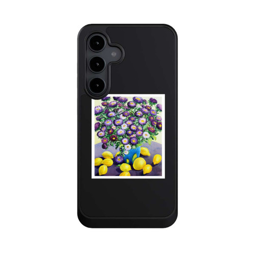 Samsung Galaxy S24 FE 5G NIVOcore Purple Asters and Lemons by Christopher Ryland