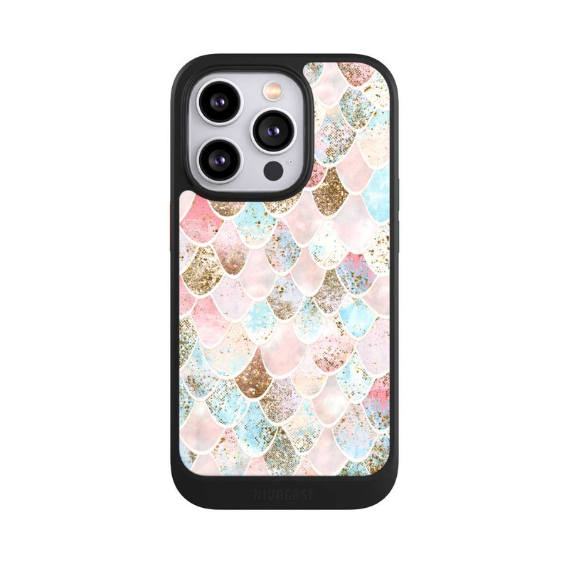 iPhone 14 Pro NIVOcore Motif sirène à l'aspect pailleté