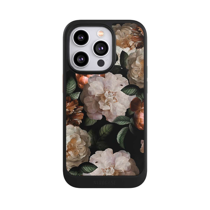 iPhone 14 Pro NIVOcore Roses de cuivre Fond d'écran