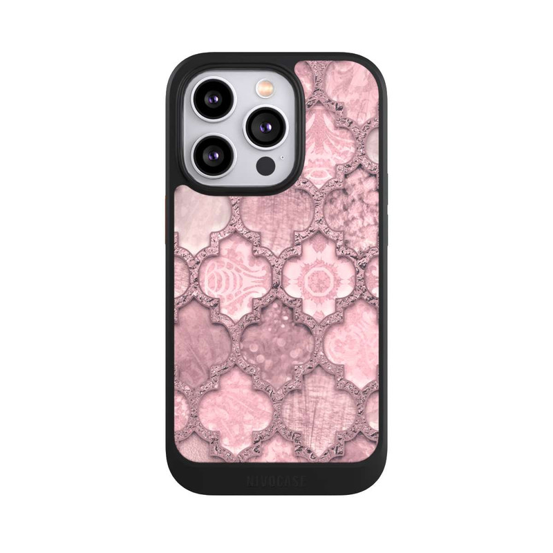 iPhone 14 Pro NIVOcore Tuile Maroc Rose