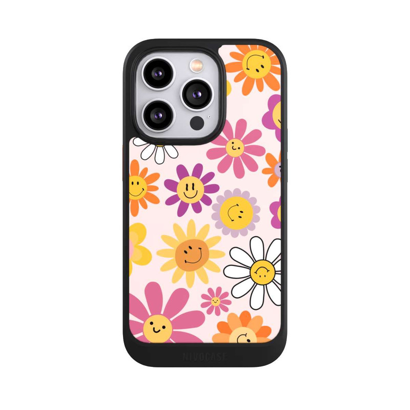 iPhone 14 Pro NIVOcore Smiles Pink Flowers