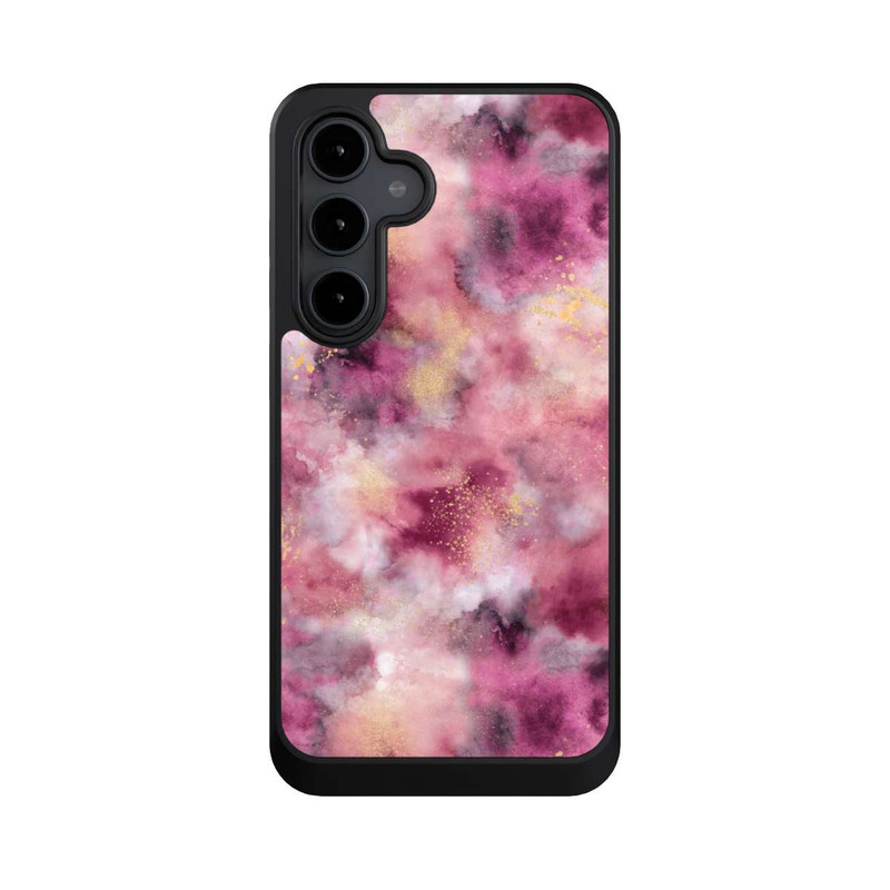 Galaxy S24 FE NIVOcore Rose aquarelle marbré fumé