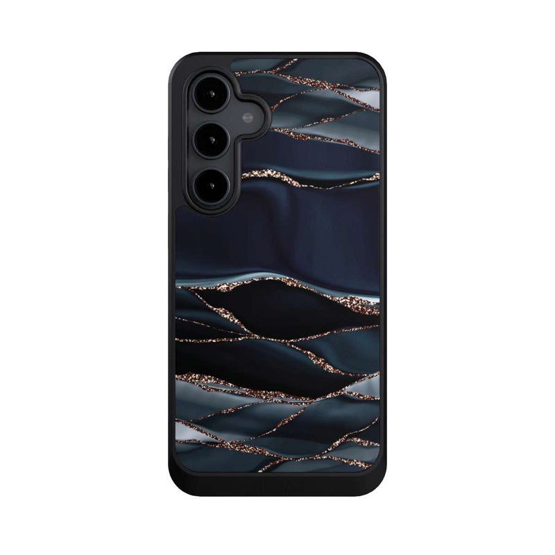 Galaxy S24 FE NIVOcore Rayures Gris Foncé Look Doré