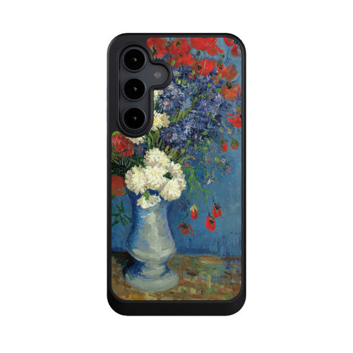 Samsung Galaxy S24 FE 5G NIVOcore Vase avec Bleuets et Coquelicots - Vicent Van Gogh