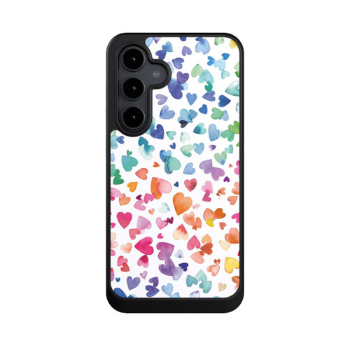 Samsung Galaxy S24 FE 5G NIVOcore Coeurs d'amour aquarelle