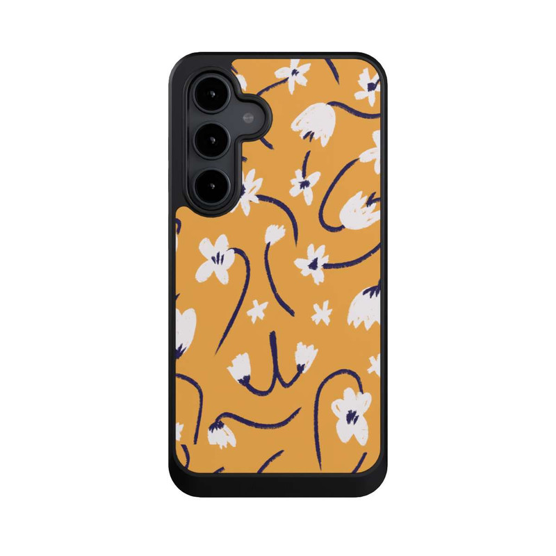 Galaxy S24 FE NIVOcore Pattern Petites Fleurs Jaunes