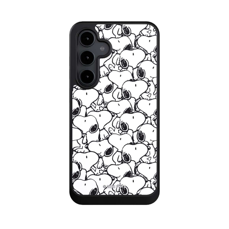 Galaxy S24 FE NIVOcore Snoopy Pattern Noir & Blanc