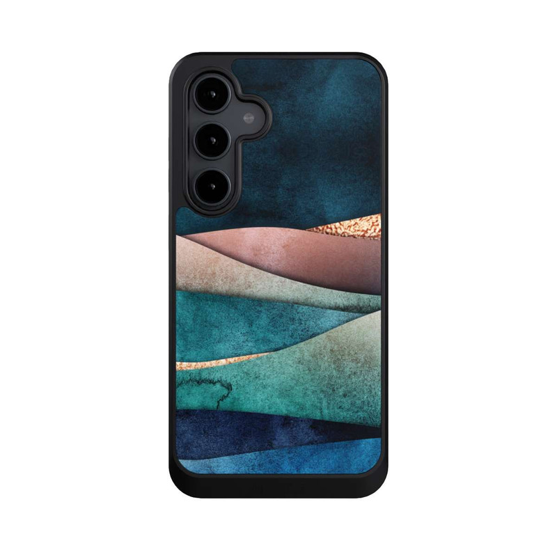 Galaxy S24 FE NIVOcore Vagues bleu-or