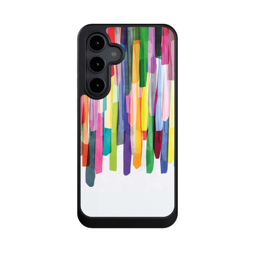 Samsung Galaxy S24 FE 5G NIVOcore Rayures colorées fond blanc