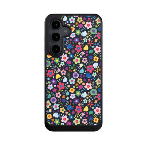Samsung Galaxy S24 FE 5G NIVOcore Psychedelic Flowers Multi Black