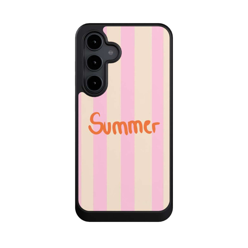 Galaxy S24 FE NIVOcore Summer Pink And Orange Stripes