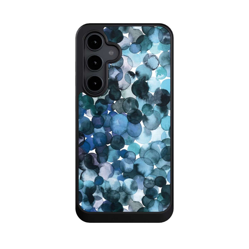 Galaxy S24 FE NIVOcore Watercolor Dots Blue Pattern